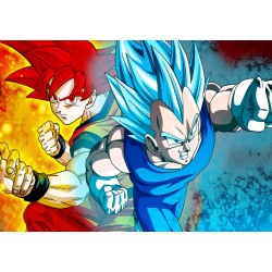 TAZA MÁGICA DRAGON BALL SUPER GODS SSJ personalizada
