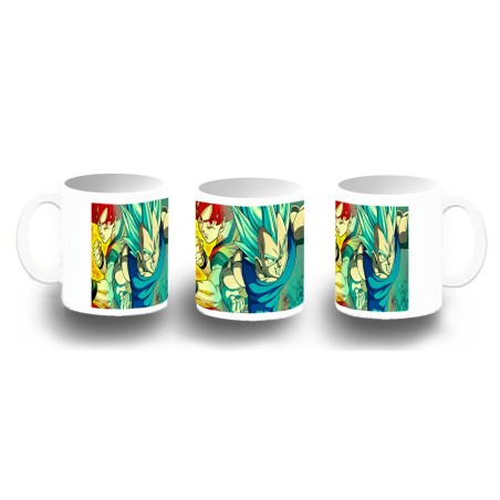 TAZA FOTOLUMINISCENTE DRAGON BALL SUPER GODS SSJ BRILLA OSCURIDAD