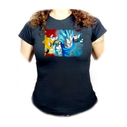 CAMISETA NEGRA MUJER DRAGON...