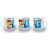 TAZA METALICA DRAGON BALL SUPER GODS SSJ metal personalizada