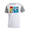 CAMISETA DISEÑO BICOLOR DRAGON BALL SUPER GODS SSJ personalizada