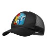 GORRA NEGRA CON REJILLA DRAGON BALL SUPER GODS SSJ moda deporte