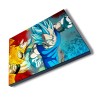 PANEL FOTOGRÁFICO DECORATIVO DRAGON BALL SUPER GODS SSJ cuadro acabado brillante elegante pared