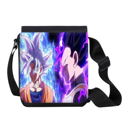 BANDOLERA PEQUEÑA dragon ball super goku vegeta mega instinto bolso personalizada