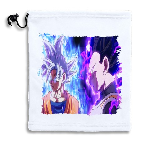 BRAGA GORRO POLAR AJUSTABLE dragon ball super goku vegeta mega instinto POLIESTER INVIERNO PERSONALIZADA