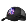 GORRA NEGRA CON REJILLA dragon ball super goku vegeta mega instinto moda deporte