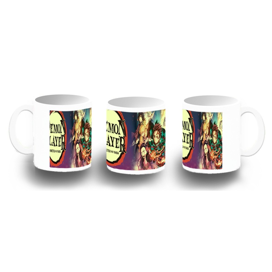 TAZA FOTOLUMINISCENTE kimetsu no yaiba demon slayers guardianes BRILLA OSCURIDAD