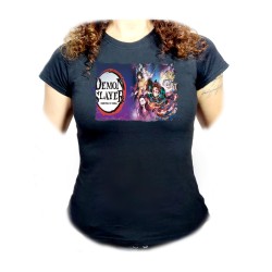CAMISETA NEGRA MUJER...