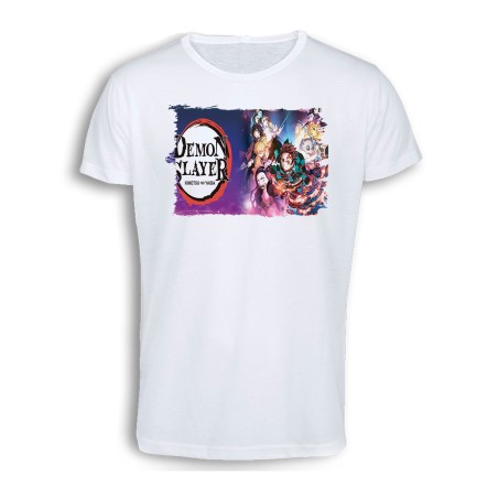 CAMISETA TACTO ALGODÓN kimetsu no yaiba demon slayers guardianes cómoda personalizada
