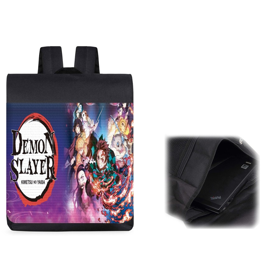PACK MOCHILA Y ESTUCHE kimetsu no yaiba demon slayers guardianes material escolar