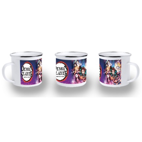 TAZA METALICA kimetsu no yaiba demon slayers guardianes metal personalizada