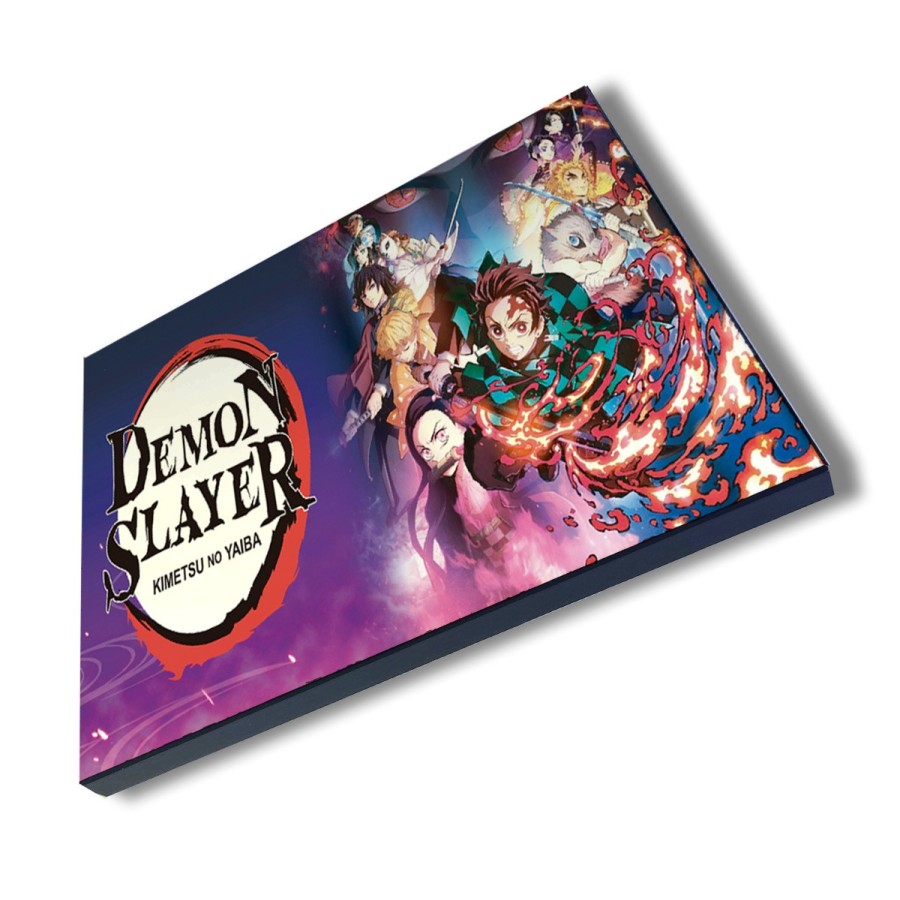 PANEL FOTOGRÁFICO DECORATIVO kimetsu no yaiba demon slayers guardianes cuadro acabado brillante elegante pared