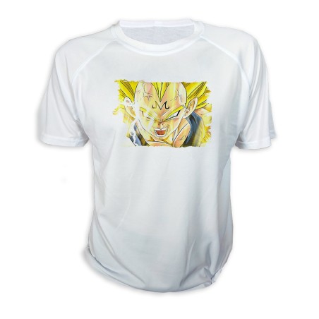 CAMISETA DBZ MAJIN VEGETA SSJ2 FURIOSO personalizada