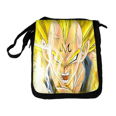 BANDOLERA REPORTERO MEDIANA BOLSO DBZ MAJIN VEGETA SSJ2 FURIOSO bolsa mochila hombro