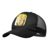 GORRA NEGRA CON REJILLA DBZ MAJIN VEGETA SSJ2 FURIOSO moda deporte