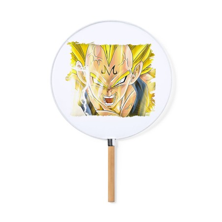 ABANICO ESTILO PAI PAI DBZ MAJIN VEGETA SSJ2 FURIOSO moda primavera verano elegante