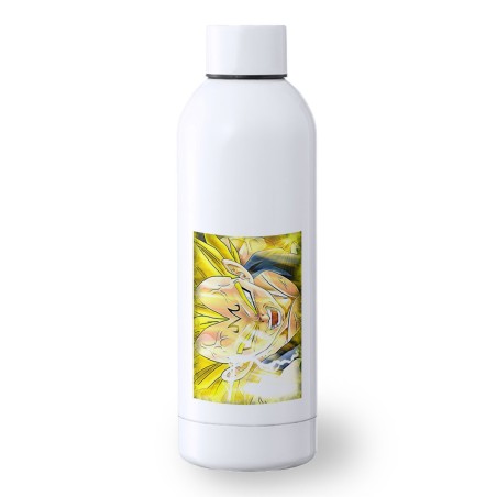 BIDON 500 ML ACERO INOXIDABLE DBZ MAJIN VEGETA SSJ2 FURIOSO deporte deportivo botella senderismo