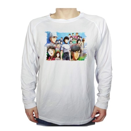 CAMISETA MANGA LARGA OLIVER Y BENJI PERSONAJES SERIE DIBUJOS personalizada