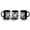 TAZA COMPLETAMENTE NEGRA OLIVER Y BENJI PERSONAJES SERIE DIBUJOS personalizada