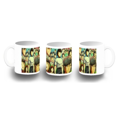 TAZA FOTOLUMINISCENTE OLIVER Y BENJI PERSONAJES SERIE DIBUJOS BRILLA OSCURIDAD