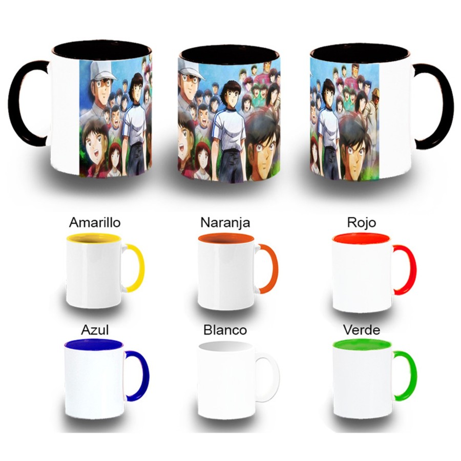 TAZA COLORES OLIVER Y BENJI PERSONAJES SERIE DIBUJOS color personalizada