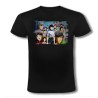 CAMISETA NEGRA OLIVER Y BENJI PERSONAJES SERIE DIBUJOS moda verano personalizada