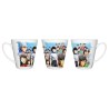 TAZA CÓNICA OLIVER Y BENJI PERSONAJES SERIE DIBUJOS conica personalizada