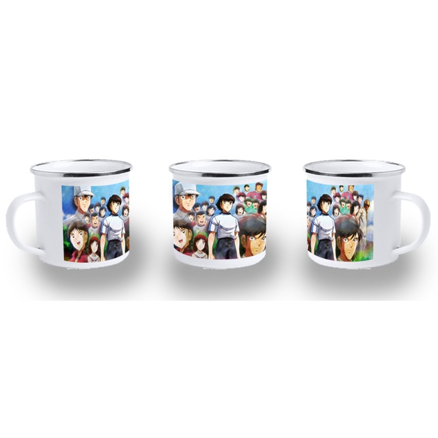 TAZA METALICA OLIVER Y BENJI PERSONAJES SERIE DIBUJOS metal personalizada