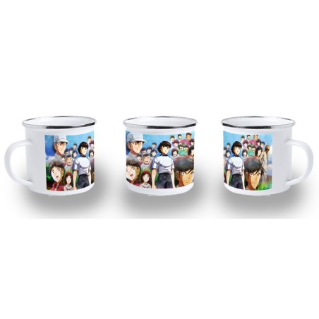 TAZA METALICA OLIVER Y BENJI PERSONAJES SERIE DIBUJOS metal personalizada