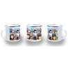 TAZA METALICA OLIVER Y BENJI PERSONAJES SERIE DIBUJOS metal personalizada