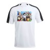 CAMISETA TÉCNICA FRANJA MANGAS NEGRA OLIVER Y BENJI PERSONAJES SERIE DIBUJOS personalizada