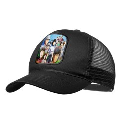 GORRA NEGRA CON REJILLA...