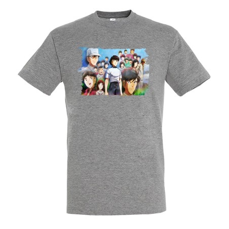 CAMISETA GRIS MEZCLA OLIVER Y BENJI PERSONAJES SERIE DIBUJOS moda verano personalizada
