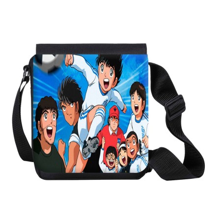 BANDOLERA PEQUEÑA campeones oliver y benji serie dibujos bolso personalizada