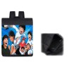 PACK MOCHILA Y ESTUCHE campeones oliver y benji serie dibujos material escolar