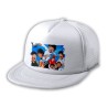 GORRA 5 PANELES REDECILLA TRASERA campeones oliver y benji serie dibujos estilo rapero