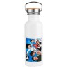 BIDON 750 ML ACERO INOXIDABLE ESTILO RETRO campeones oliver y benji serie dibujos deporte deportivo botella