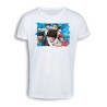 CAMISETA TACTO ALGODÓN Oliver y benji capitan tsubasa futbol infantil cómoda personalizada