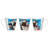 TAZA CÓNICA Oliver y benji capitan tsubasa futbol infantil conica personalizada
