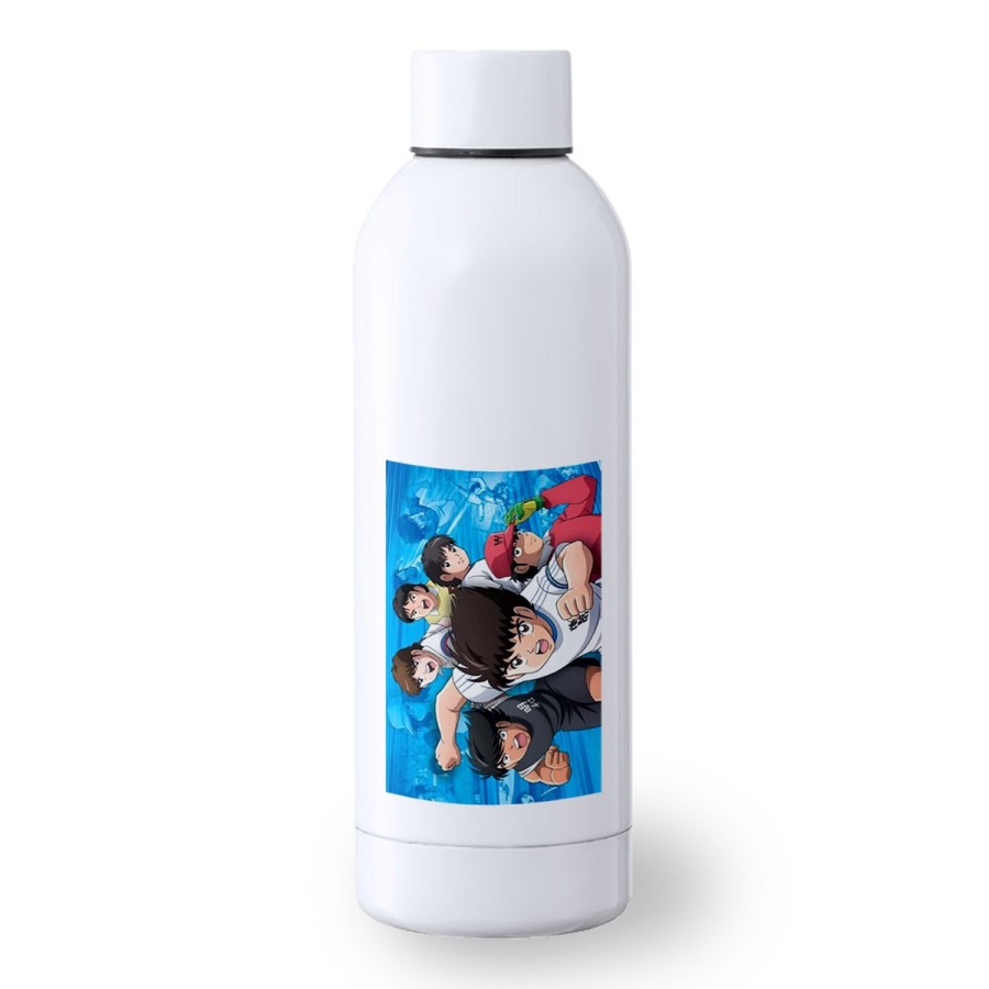 BIDON 500 ML ACERO INOXIDABLE Oliver y benji capitan tsubasa futbol infantil deporte deportivo botella senderismo