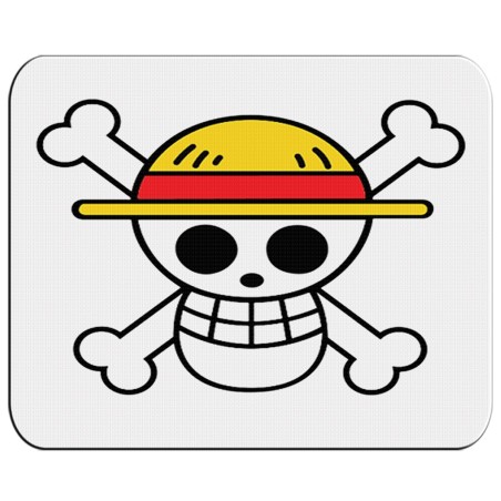 ALFOMBRILLA LOGO ONE PIECE CALAVERA PIRATAS LUFFY pc raton personalizada