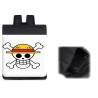 PACK MOCHILA Y ESTUCHE LOGO ONE PIECE CALAVERA PIRATAS LUFFY material escolar