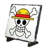 PLACA PIZARRA LOGO ONE PIECE CALAVERA PIRATAS LUFFY portafotos portafoto