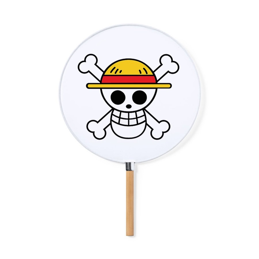 ABANICO ESTILO PAI PAI LOGO ONE PIECE CALAVERA PIRATAS LUFFY moda primavera verano elegante