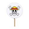 ABANICO ESTILO PAI PAI LOGO ONE PIECE CALAVERA PIRATAS LUFFY moda primavera verano elegante