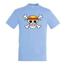 CAMISETA AZUL CIELO LOGO...