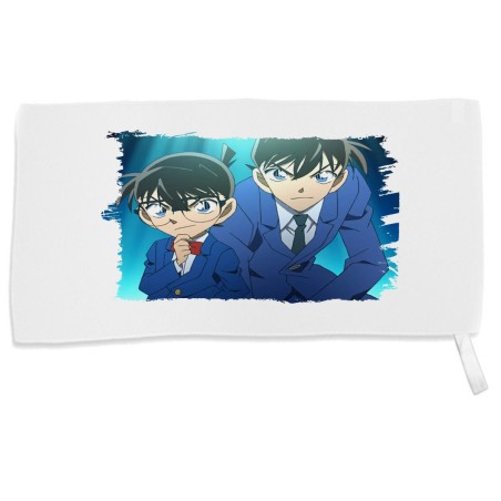 TOALLA GIMNASIO GYM ABSORBENTE DETECTIVE CONAN ANIME SERIE suave con bolsita