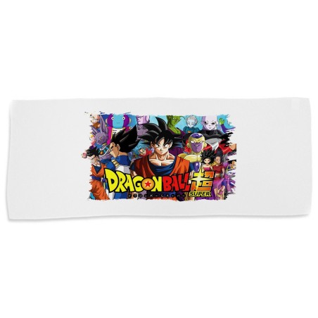 TOALLA GIMNASIO GYM ABSORBENTE DRAGON BALL SUPER GOKU ANIME suave con bolsita