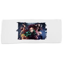 TOALLA GIMNASIO GYM ABSORBENTE DEMON SLAYER ACCION PERSONAJES suave con bolsita