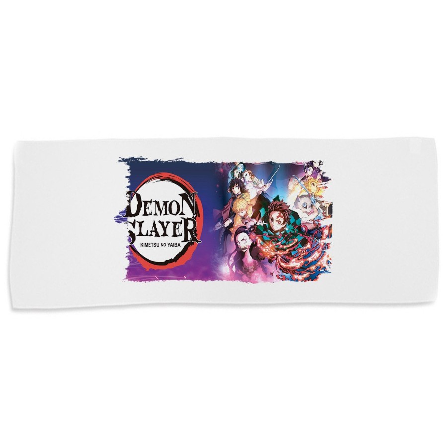 TOALLA GIMNASIO GYM ABSORBENTE kimetsu no yaiba demon slayers guardianes suave con bolsita